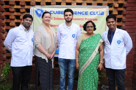 Lakshya Kaura and the iCube Science Team